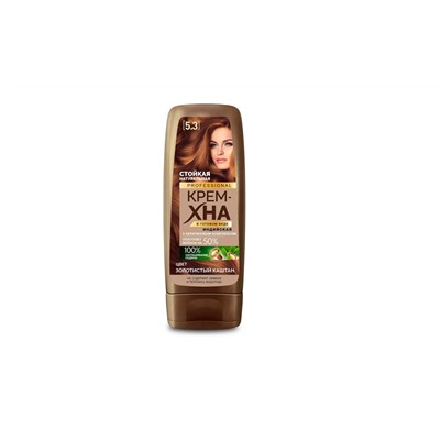 Fito color Крем-хна Индийская для волос 5,3 золотистый каштан 140мл