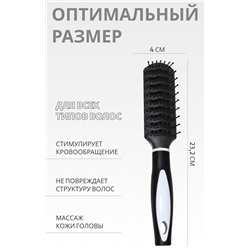 Расчёска массажная, 4×23.2(±1) см, МИКС