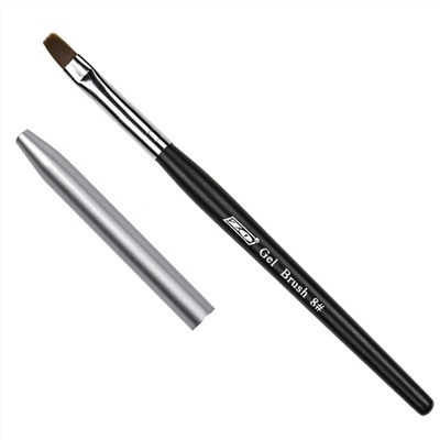 ZO Кисть для гелевого моделирования № 8-КЛ нейлон, с колпачком в тубусе 6110