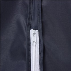 Чехол для одежды LaDо́m, ПВХ окно, плотный, 60×120 см, графитовый