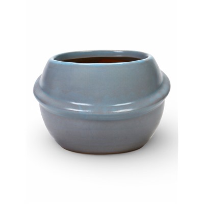 Декоративный горшок для цветов «Сатурн», 6×8.8×8.5 см, керамический, голубой, Greengo