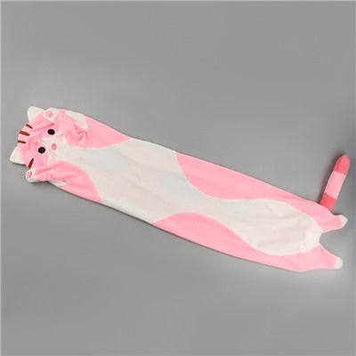 Мягкая игрушка без наполнителя «Котик», 130 см, цвет розовый