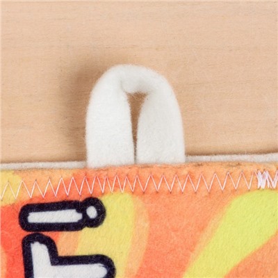 Рукавица для бани и сауны «Бережёного не обожжёт!», полиэфир, шерсть, «Добропаровъ»