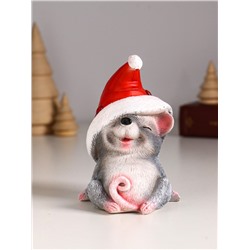 Фигурка полистоун «Мышонок новогодний», 11×7.5×8.5 см