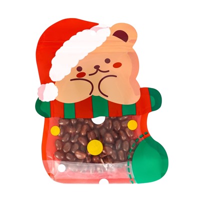 Драже бобы новогодние в пакете «Мишка» 100 г