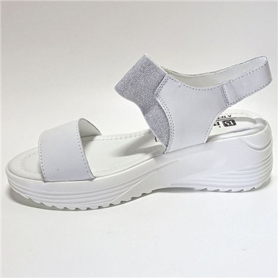FB104-040 бел Босоножки женские (36-41)/10