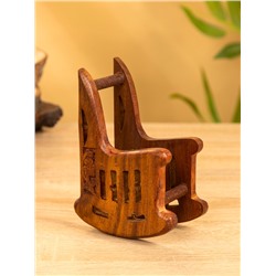 Подставка под горячее «Кресло», набор 6 шт., 14×10×6.5 см, дерево шишам