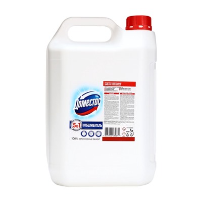 DOMESTOS средство универсальное чистящее, белоснежный 5Л