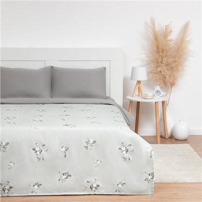 Покрывало 1.5-спальное «Этель» Jasmine, 150×215 см, 100% хлопок