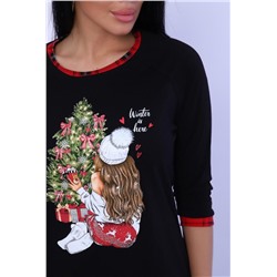 Пижама 35312 (Черный)