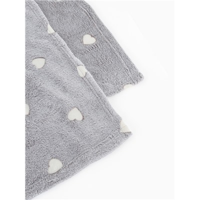 Плед с рукавами светящийся в темноте «Этель. Love», 150×200 см