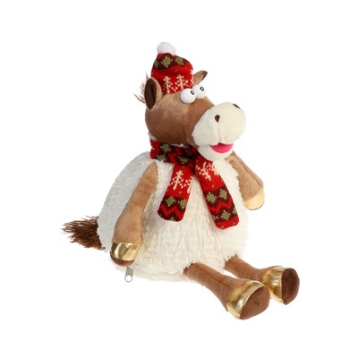 Мягкая игрушка - сумочка «Пушистая лошадка», 25 см