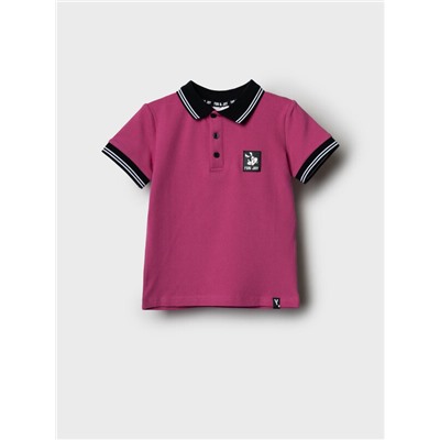 Джемпер трикотажный с воротником поло для мальчиков