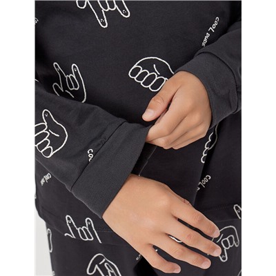 КОМПЛЕКТ ДЛЯ МАЛЬЧИКОВ (ЛОНГСЛИВ, БРЮКИ) 563333