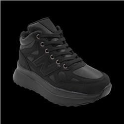 Кроссовки на меху В941-1 черные