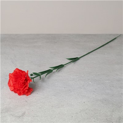 Цветок искусственный Гвоздика 55 см / 42--8 /уп 20/700/4000/