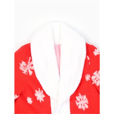 Карнавальный костюм для мальчика «Дед Мороз»: шуба, шапка, варежки, борода, рост 122-134