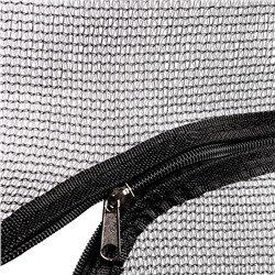 Батут ROCKET, d=140, внешняя сетка высотой 88 см., общая высота 122 см. черный с салатовым