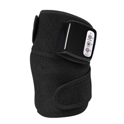 УЦЕНКА Массажёр для ног Luazon LEM-24, бандаж на колено, нагрев до 65°С, черный