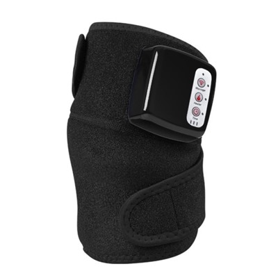 УЦЕНКА Массажёр для ног Luazon LEM-24, бандаж на колено, нагрев до 65°С, черный
