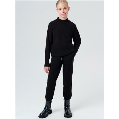 Комплект трикотажный для девочек: джемпер, брюки