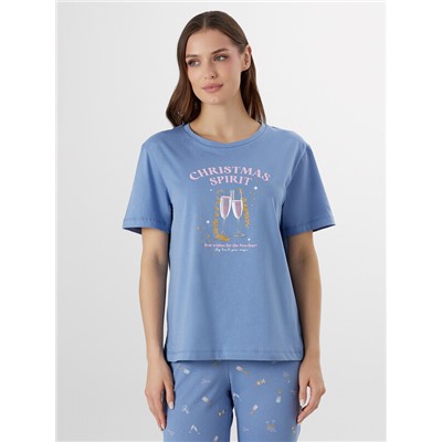 КОМПЛЕКТ ЖЕНСКИЙ (ФУТБОЛКА, БРИДЖИ) 592370