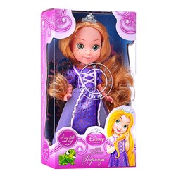 Кукла 25 см озвуч, Рапунцель, свет (амулет, руки и ноги сгиб, акс)