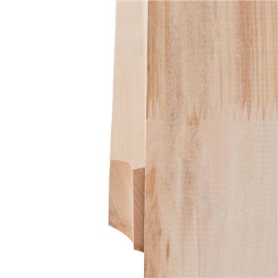 Дверь для бани и сауны, коробка 190×70 см, деревянная, на клиньях, массив, «Добропаровъ»