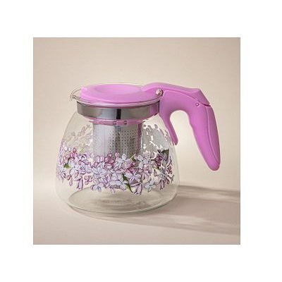 Чайник заварочный 900мл СИРЕНЬ с фильтром AGNESS п/уп