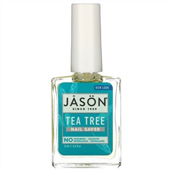 Jason Natural, Nail Saver, средство для ухода за ногтями,чайное дерево, 15 мл (0,5 жидк. унции)