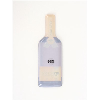 Тарелка новогодняя плоская «Игристого настроения», 12×35 см, стекло