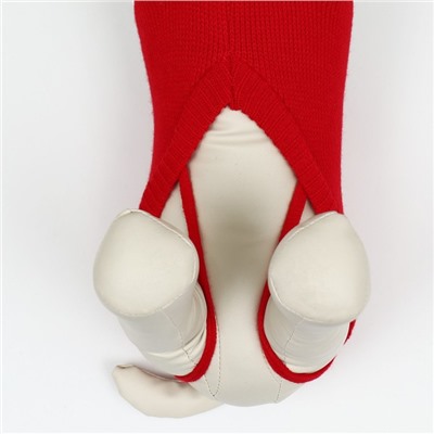 Свитер «Полоски», XS (ДС 17, ОШ 17, ОГ 23-37 см), красный