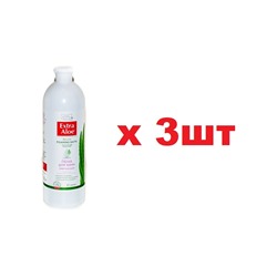 Extra Aloe Пена для ванн 1л Смягчающая 3шт