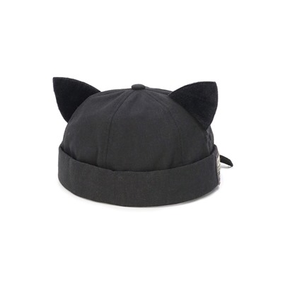 Бейсболка без козырька New-CH Denim уши