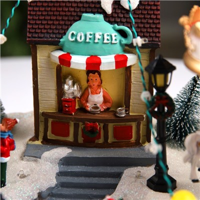 Светодиодная фигура «Рождественский парк» 43×23×22 см, полистоун, батарейки ААх3 (не в комплекте), USB, свечение мульти