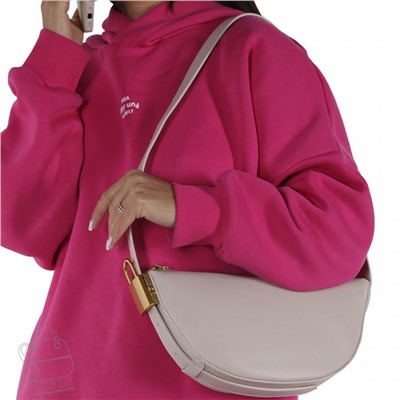 Сумка женская кожаная 3366-1Q beige Polina&Eiterou