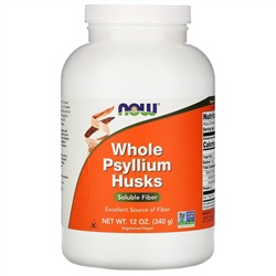 Now Foods, шелуха семян подорожника, 340 г (12 унций)