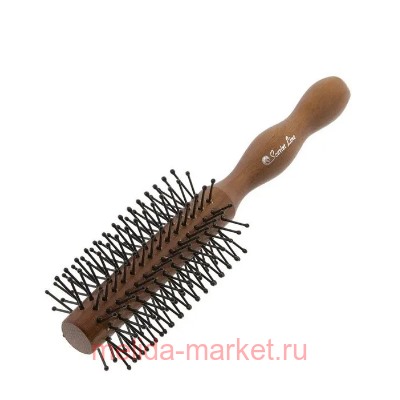 Scarlet Line Расческа Круглая дерево нейлон 15мм 8780 Dok