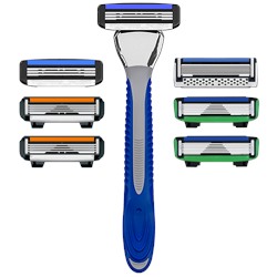 Комплект для бритья DORCO PACE-3 (Ручка +7 кассет Pace-7, Pace-6, Pace-4. Pace-3) ВЫГОДА 15%