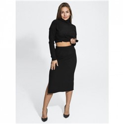 Костюм с юбкой Кортни (Чёрный)