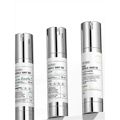 VT Cosmetics Мягкая бустер-сыворотка с микроиглами для гладкой и сияющей кожи / Midl Reedle Shot 50, 50 мл 27947