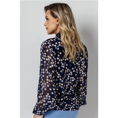 Блузка женская  7059/22/Темно-синий