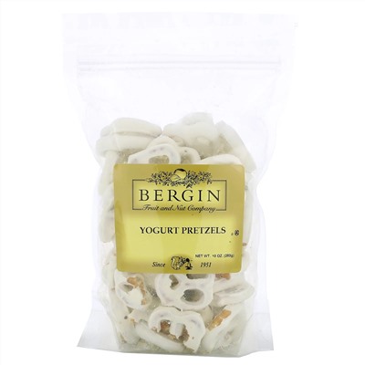 Bergin Fruit and Nut Company, Yogurt Pretzels, 10 oz (283 g)