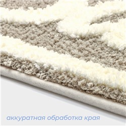 Коврик для ванной и туалета SAVANNA Bath, 40×60 см, бежевый
