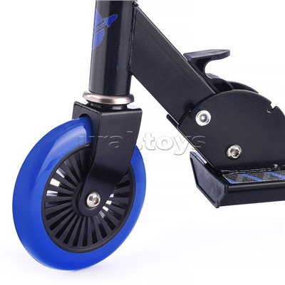 Самокат 2-х колесный ROCKET,колеса PU/ 125 мм,ABEC 7, синий