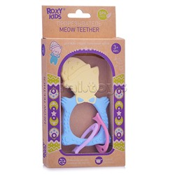Универсальный прорезыватель MEOW TEETHER. Цвет голубой.