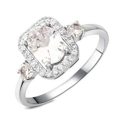 Кольцо, куб.циркон., BY-5995