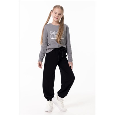 Брюки джоггеры из футера М225114а