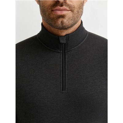 Omsa Лонгслив OmU 1623T 3D Лонгслив стойка молния мужской "Термо"