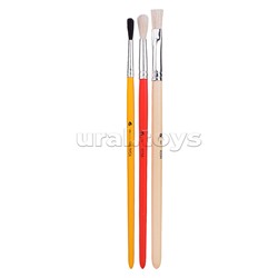 Набор "Творчество" из 3 кистей